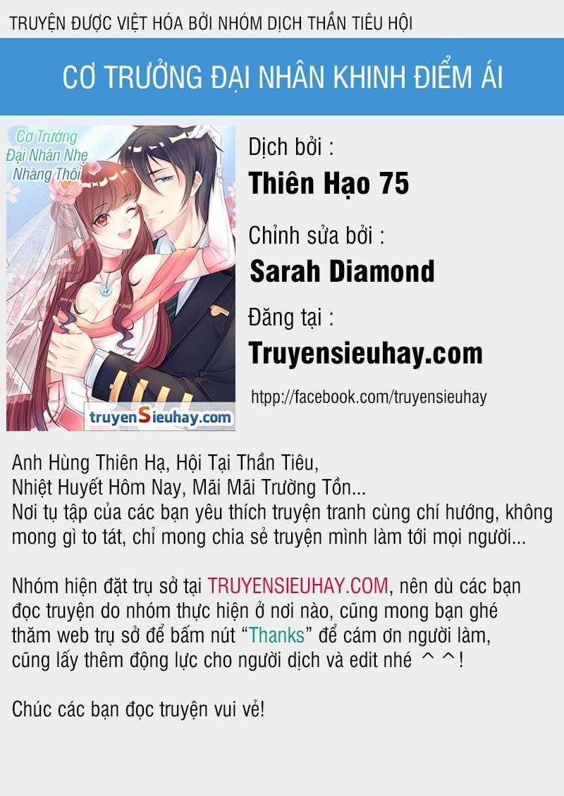 Cơ Trưởng Ngài Nhẹ Nhàng Thôi Chapter 7 trang 1