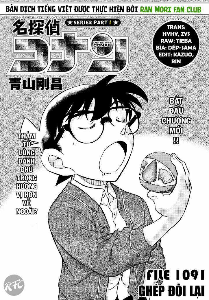 Conan Chapter 1091 trang 1