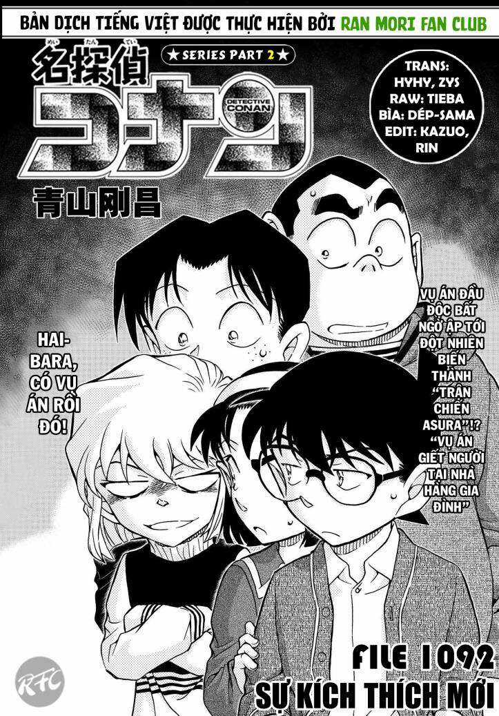 Conan Chapter 1092 trang 1