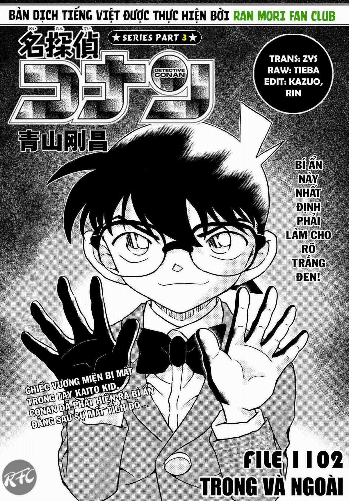 Conan Chapter 1102 trang 0