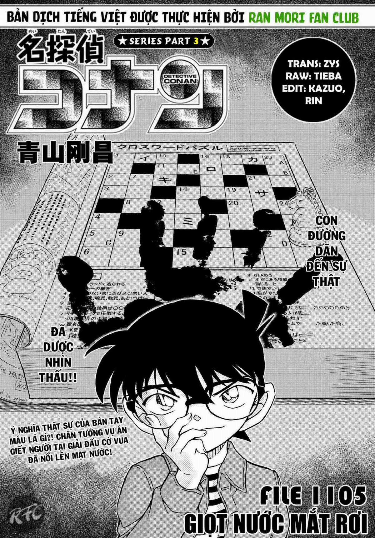 Conan Chapter 1105 trang 0