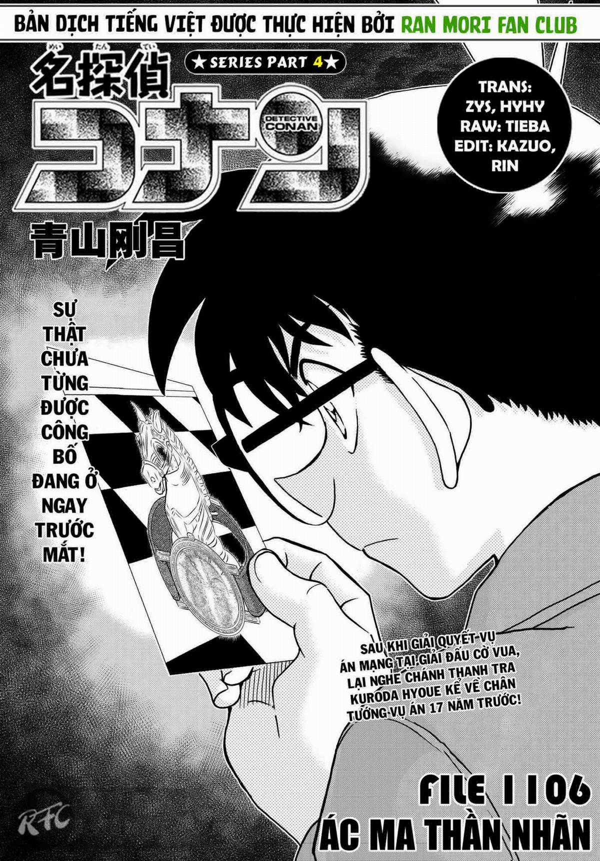 Conan Chapter 1106 trang 0