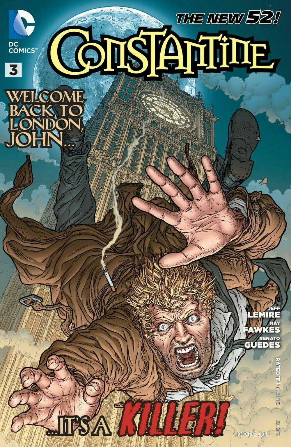 Constantine New 52 Chapter 3 trang 0