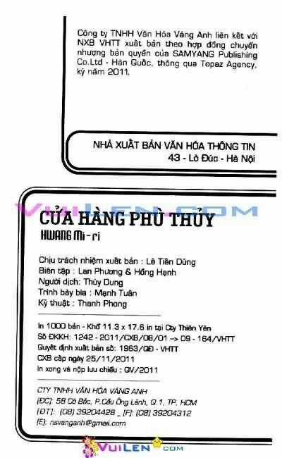 Cửa Hàng Phù Thủy Chapter 3 trang 1