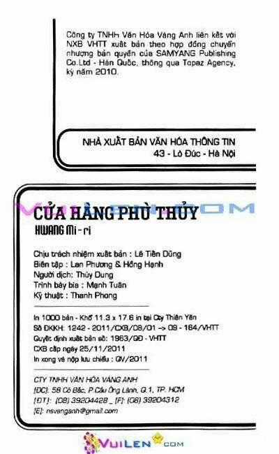 Cửa Hàng Phù Thủy Chapter 4 trang 1