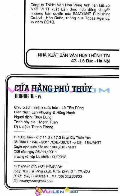 Cửa Hàng Phù Thủy Chapter 6 trang 1