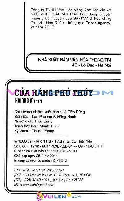 Cửa Hàng Phù Thủy Chapter 7 trang 1