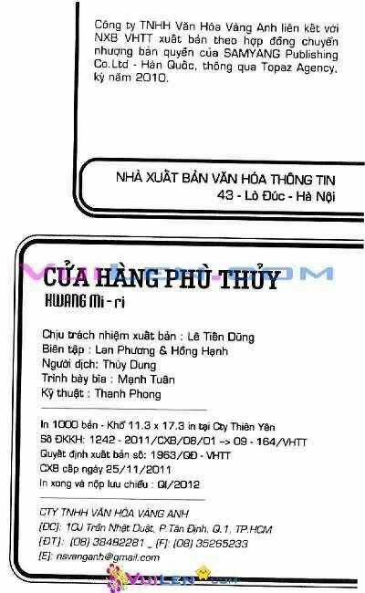 Cửa Hàng Phù Thủy Chapter 8 trang 1