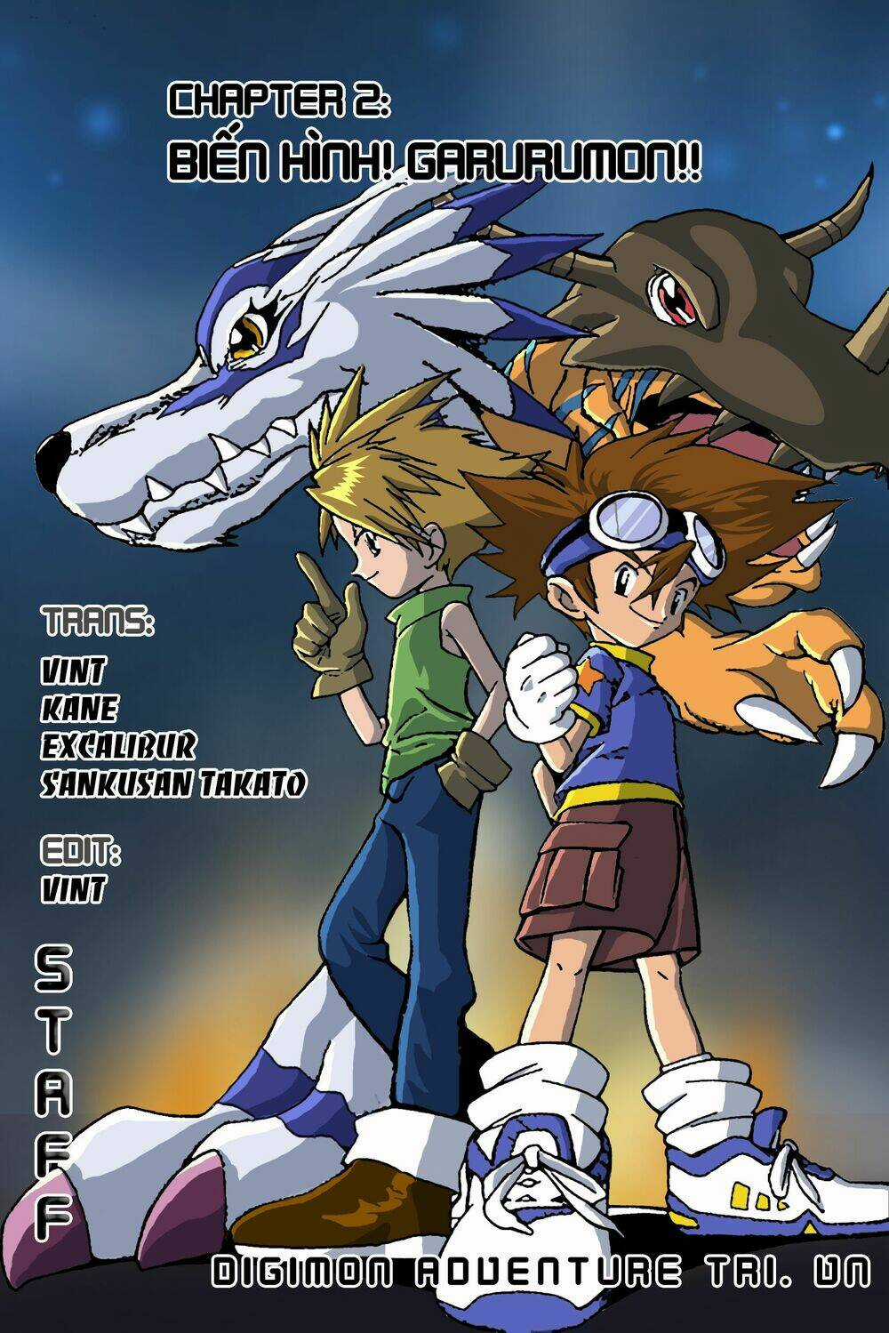 Cuộc Phiêu Lưu Của Những Con Thú Digimon Chapter 2 trang 1