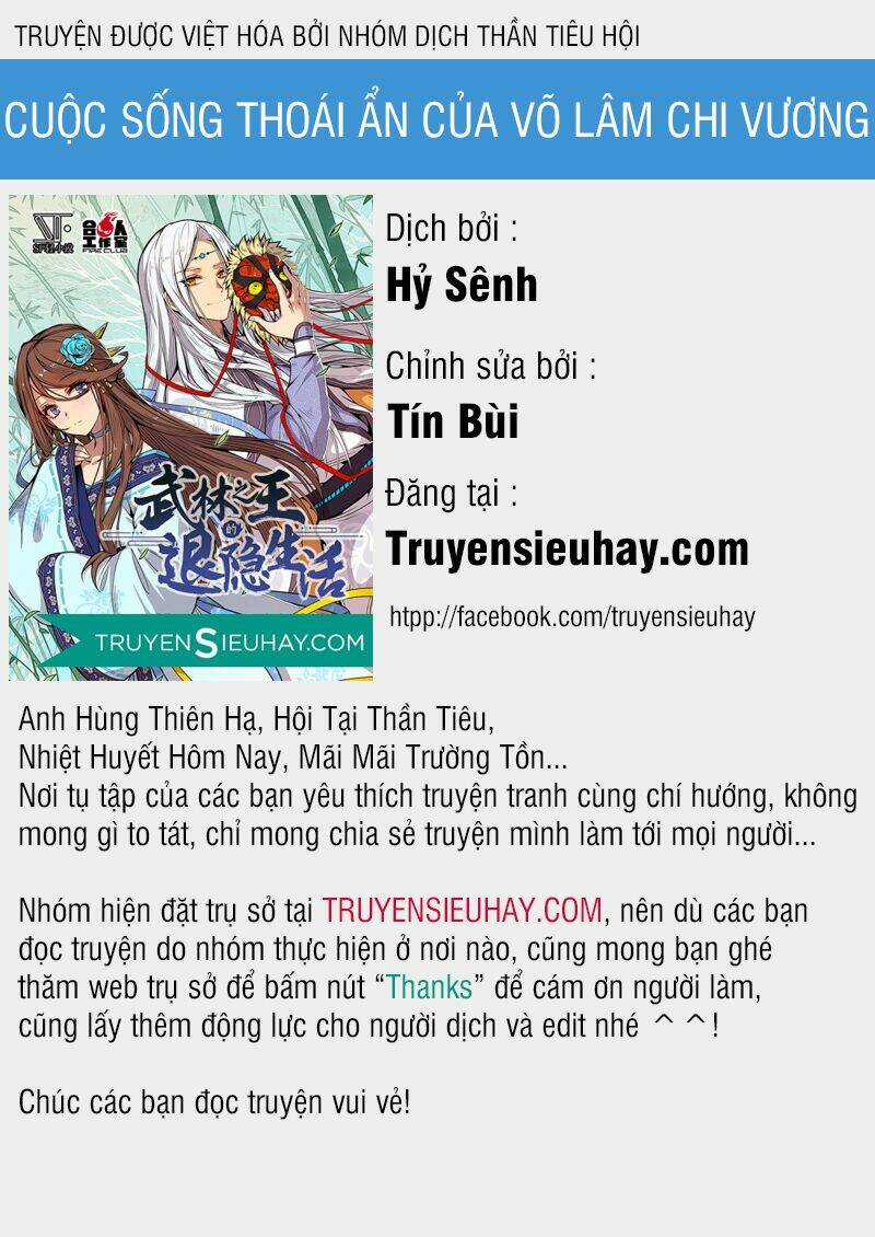 Cuộc Sống Thoái Ẩn Của Võ Lâm Chi Vương Chapter 0 trang 0