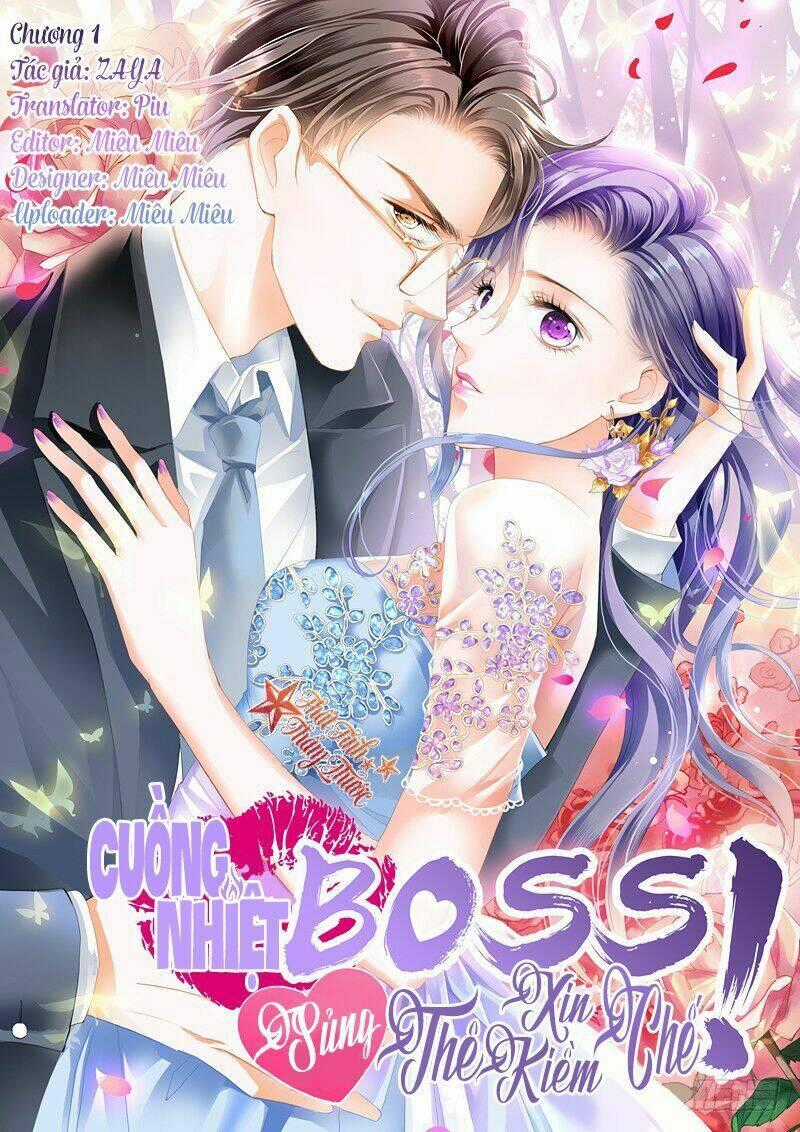 Cuồng Nhiệt Boss, Sủng Thê Xin Kiềm Chế Chapter 1 trang 1