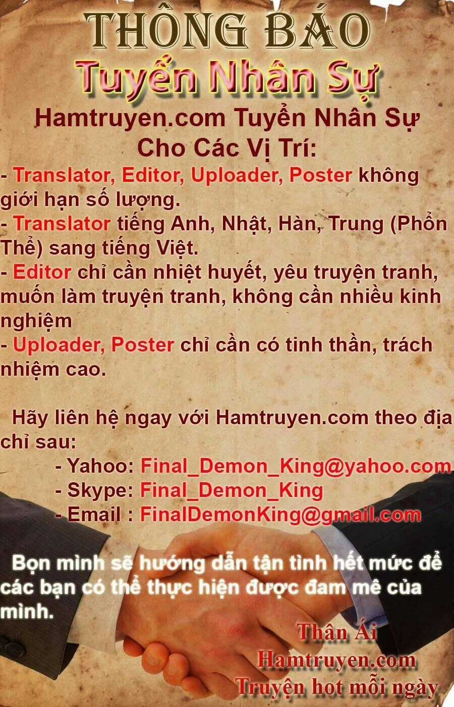 Cuồng Thần Chapter 0 trang 1