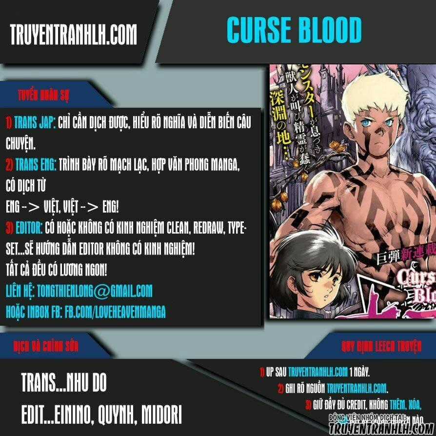 Curse Blood Chapter 1 trang 0