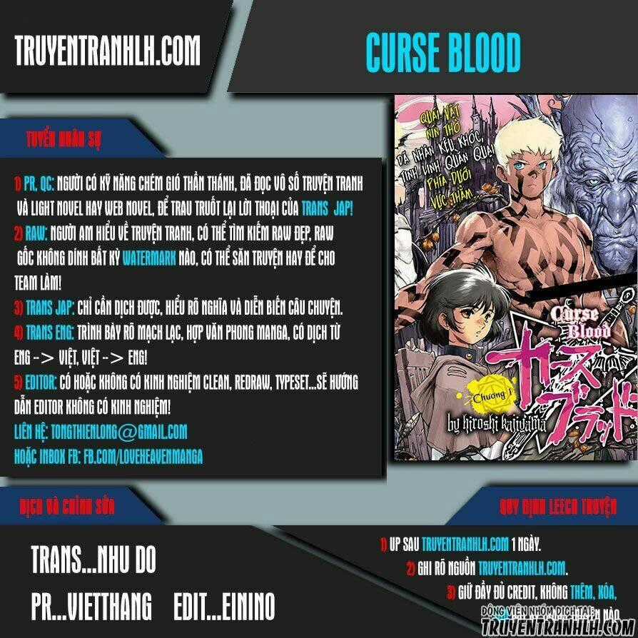 Curse Blood Chapter 2 trang 0