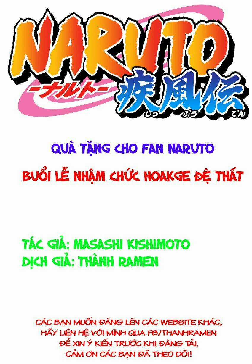 Cửu Vĩ Hồ Ly Ngoại Truyện Hokage Đệ Thất Chapter 10.5 trang 0