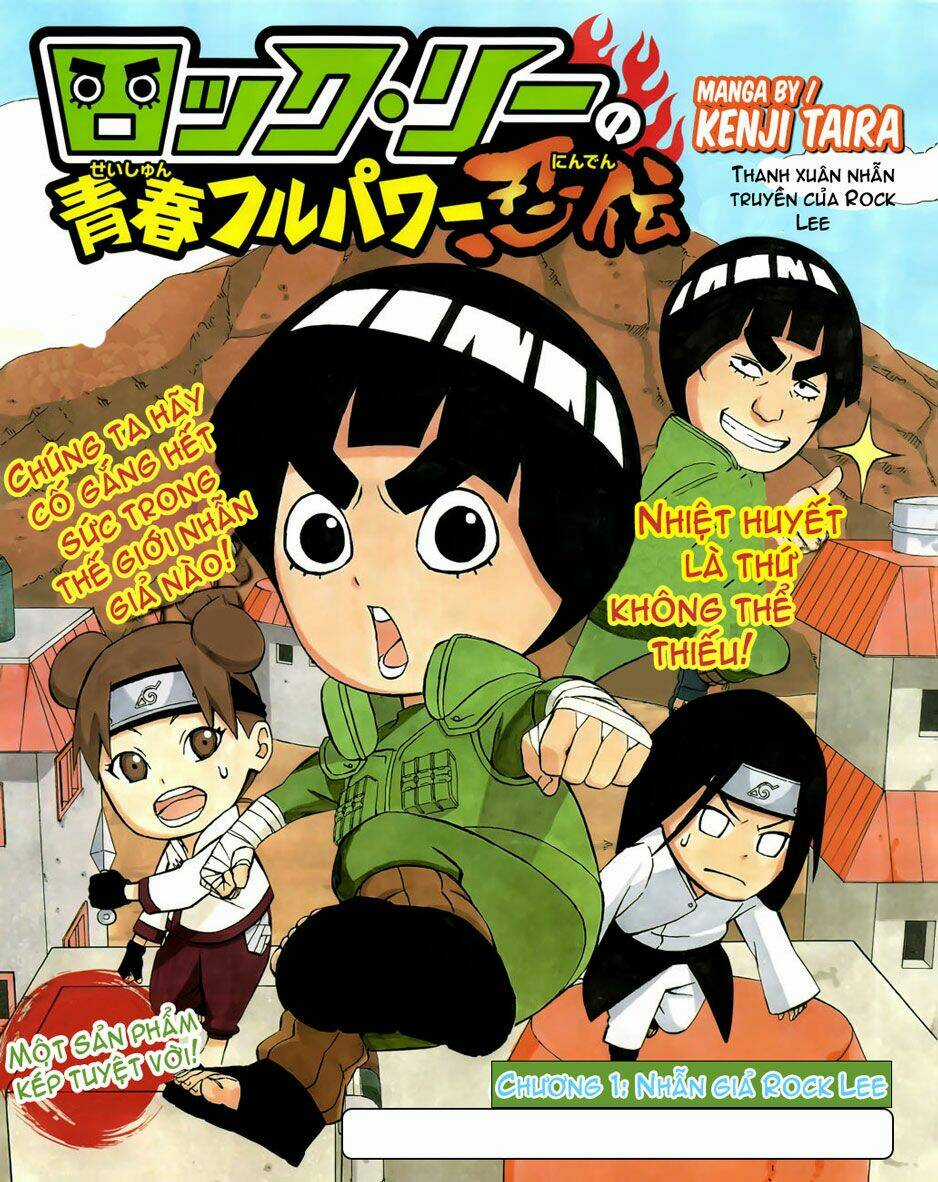 Cửu Vĩ Hồ Ly Ngoại Truyện Rock Lee Chapter 1 trang 0