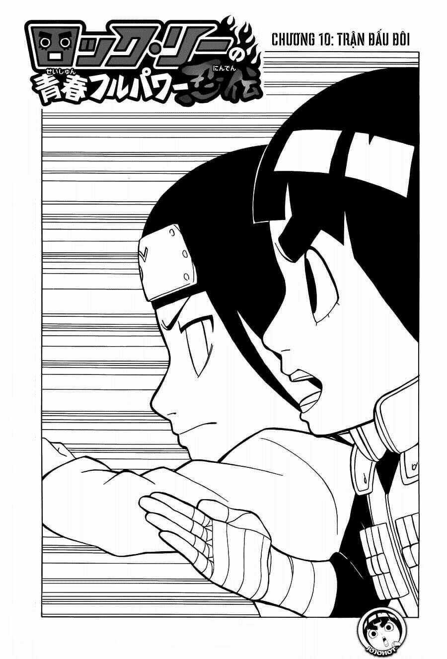 Cửu Vĩ Hồ Ly Ngoại Truyện Rock Lee Chapter 10 trang 0