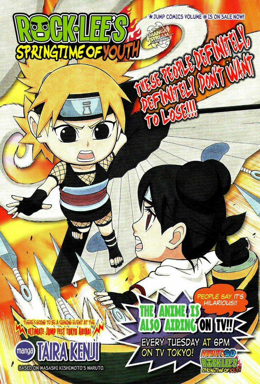 Cửu Vĩ Hồ Ly Ngoại Truyện Rock Lee Chapter 15 trang 0