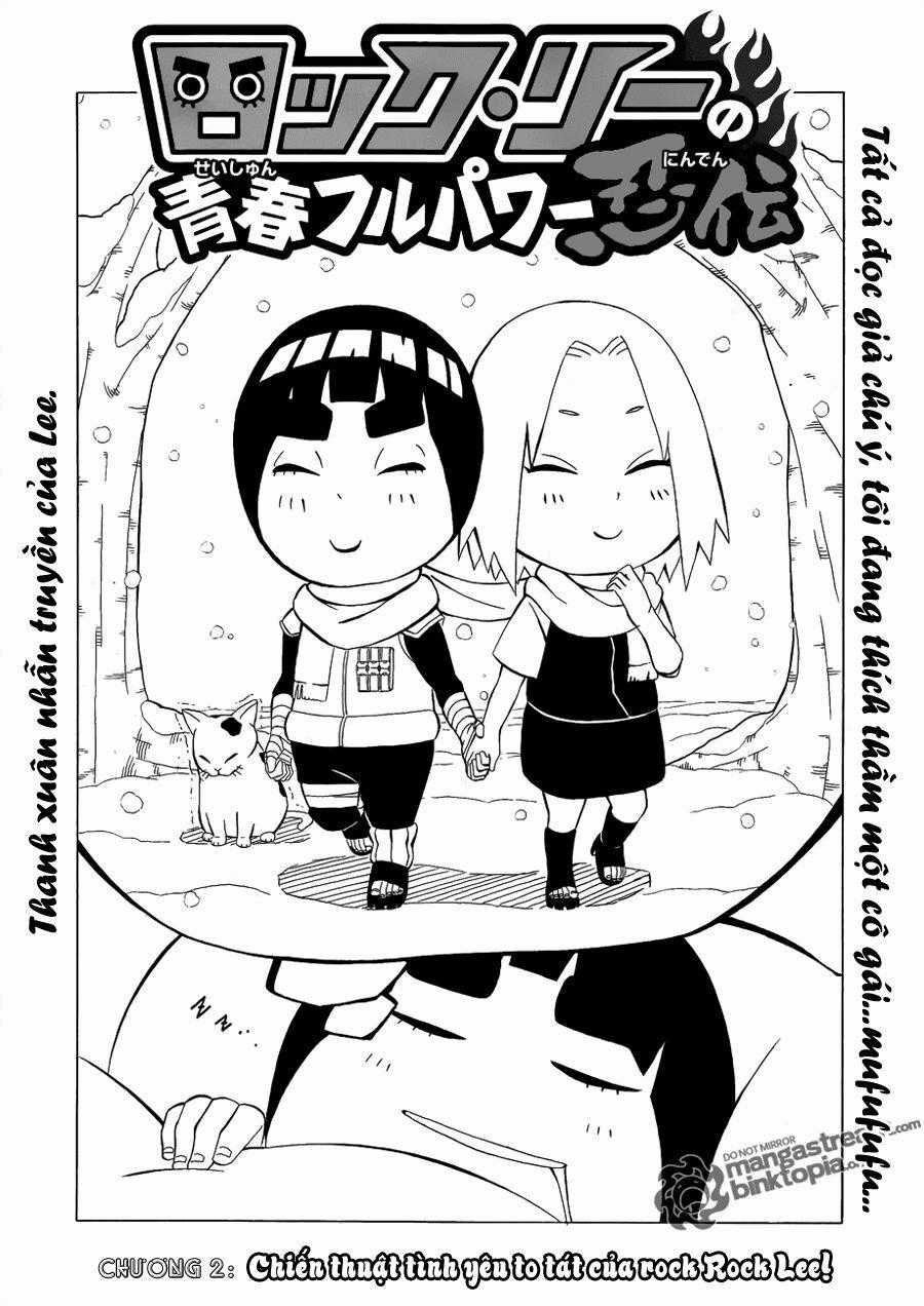 Cửu Vĩ Hồ Ly Ngoại Truyện Rock Lee Chapter 2 trang 0