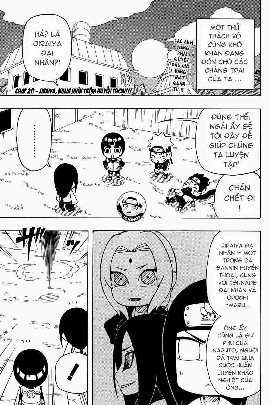 Cửu Vĩ Hồ Ly Ngoại Truyện Rock Lee Chapter 20 trang 1