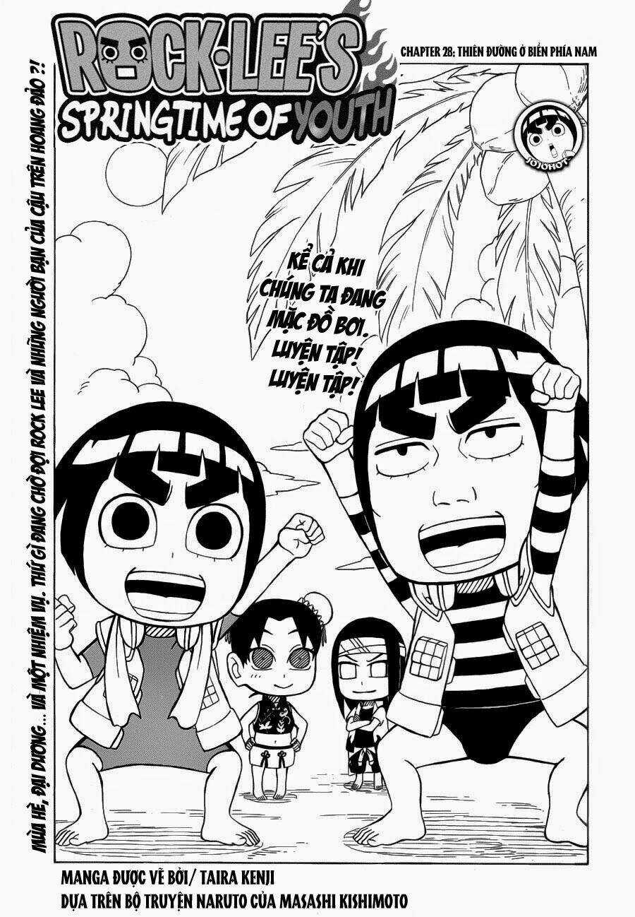 Cửu Vĩ Hồ Ly Ngoại Truyện Rock Lee Chapter 28 trang 1