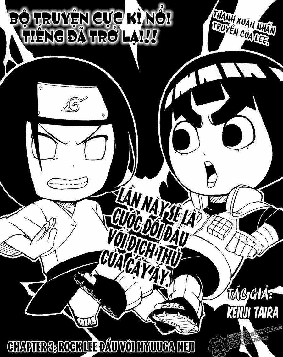 Cửu Vĩ Hồ Ly Ngoại Truyện Rock Lee Chapter 3 trang 0