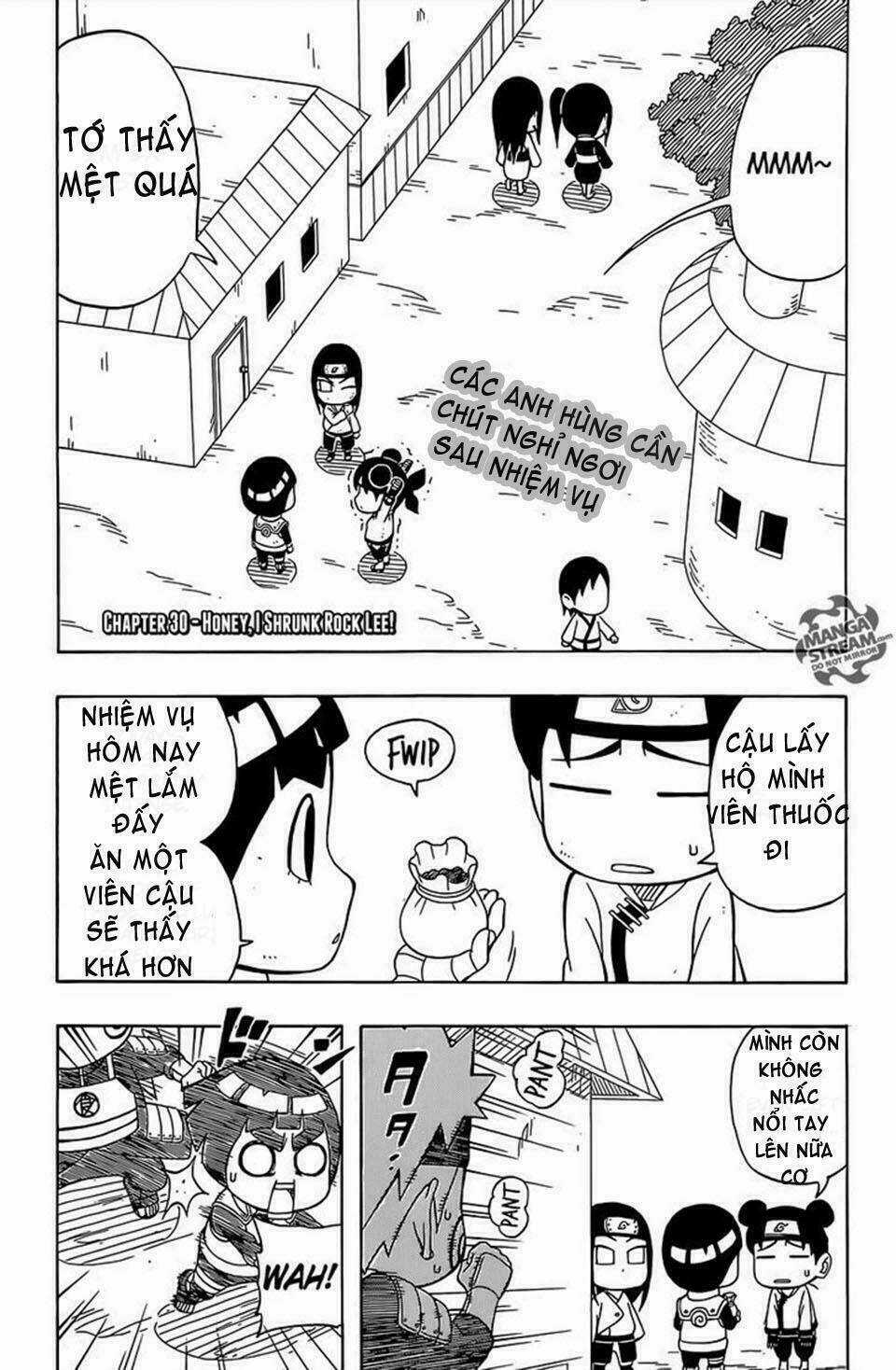 Cửu Vĩ Hồ Ly Ngoại Truyện Rock Lee Chapter 30 trang 1