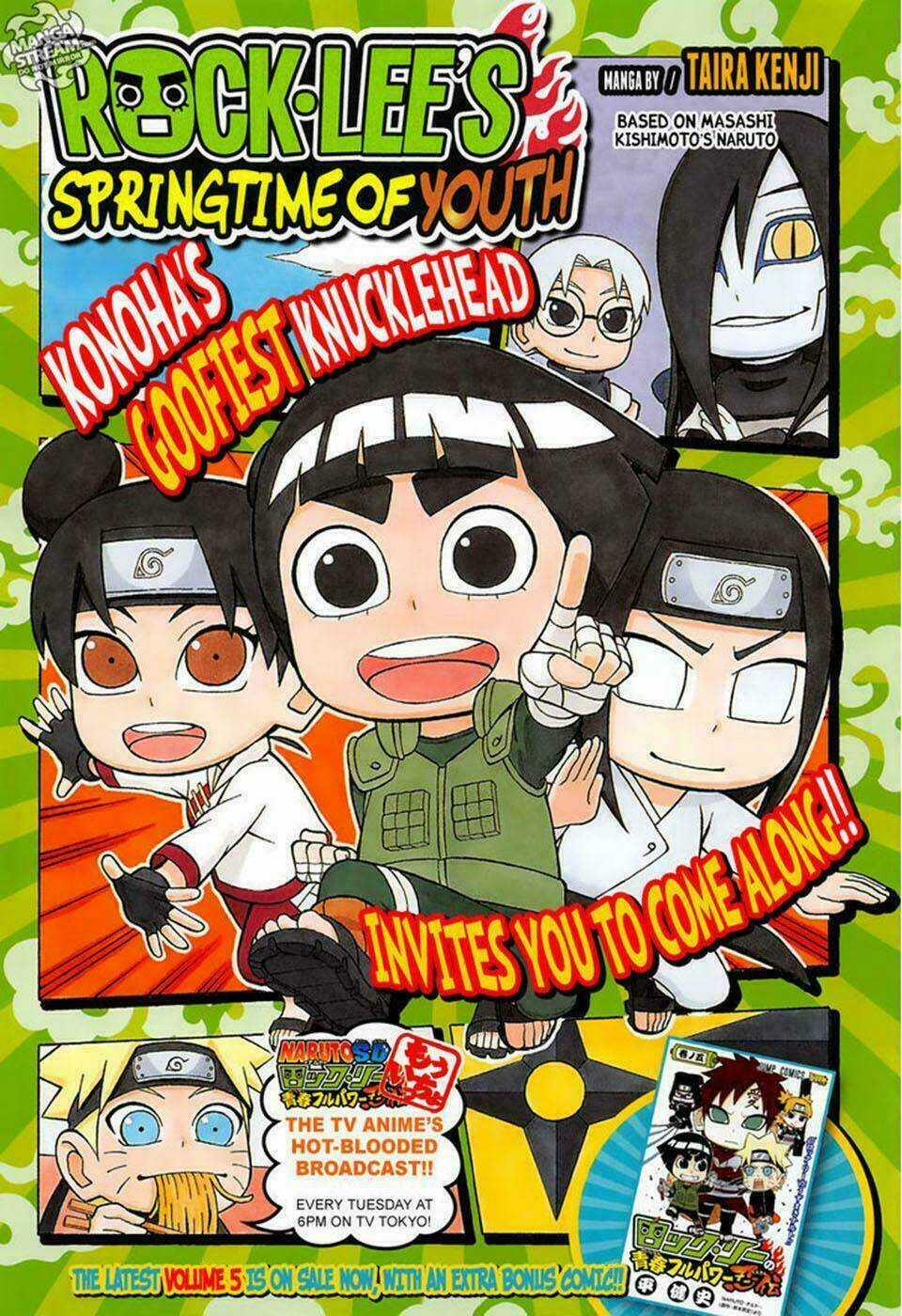 Cửu Vĩ Hồ Ly Ngoại Truyện Rock Lee Chapter 31 trang 1