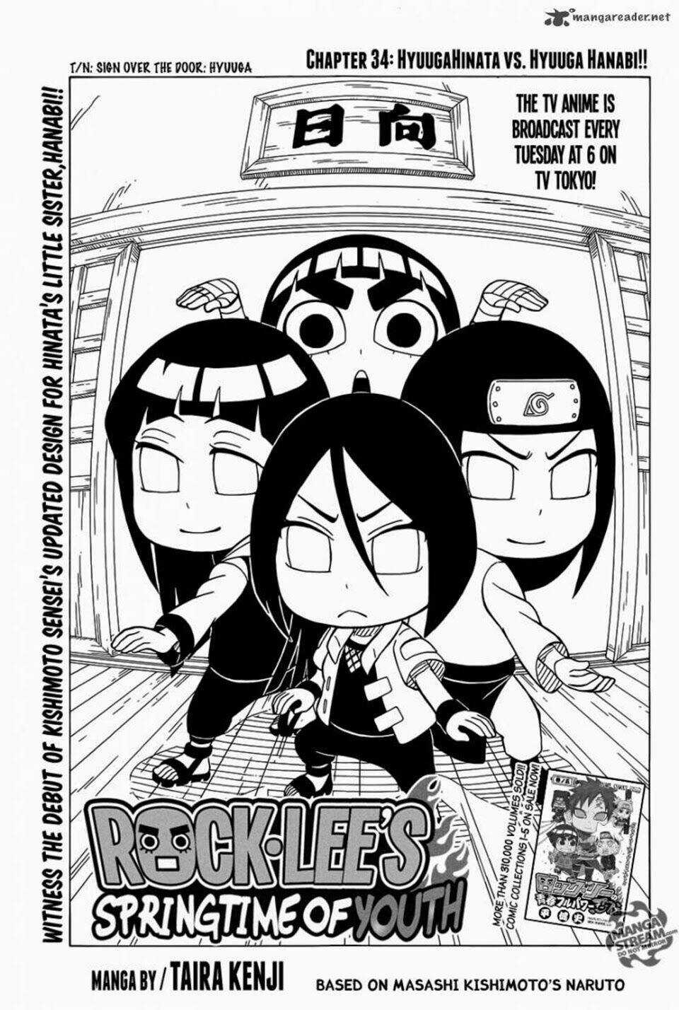 Cửu Vĩ Hồ Ly Ngoại Truyện Rock Lee Chapter 34 trang 1