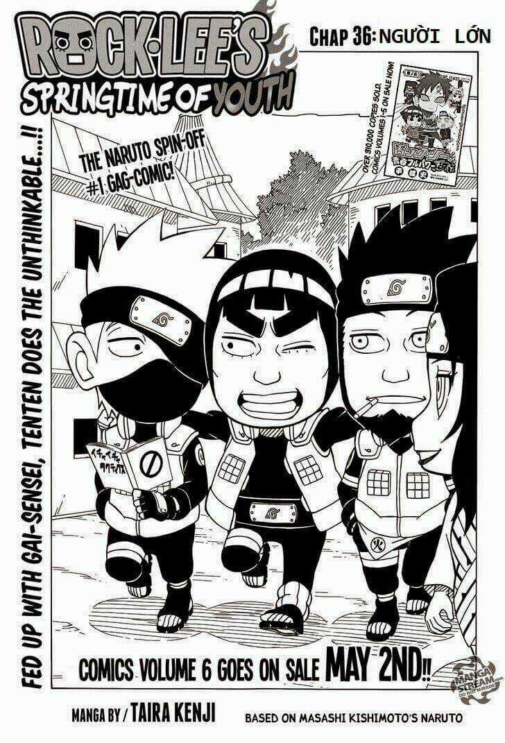 Cửu Vĩ Hồ Ly Ngoại Truyện Rock Lee Chapter 36 trang 1