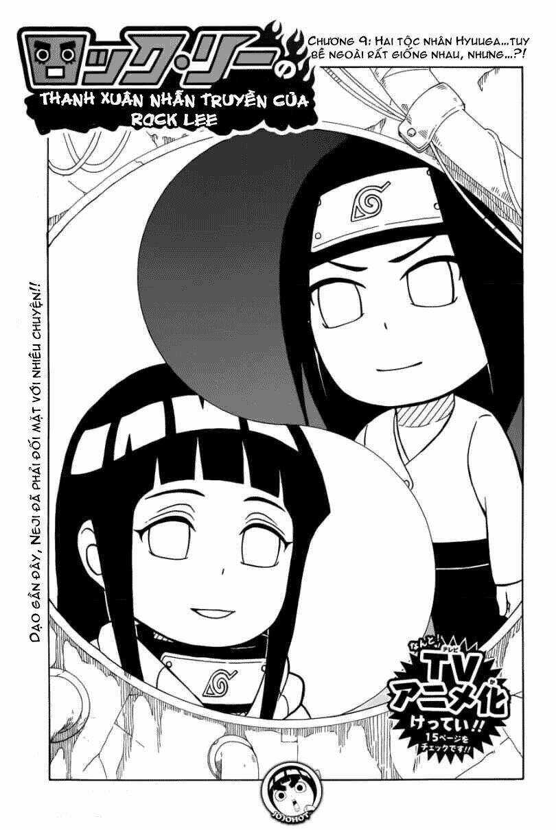 Cửu Vĩ Hồ Ly Ngoại Truyện Rock Lee Chapter 9 trang 0