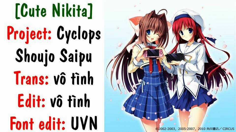 Cyclops Shoujo Saipu Chapter 24 trang 0