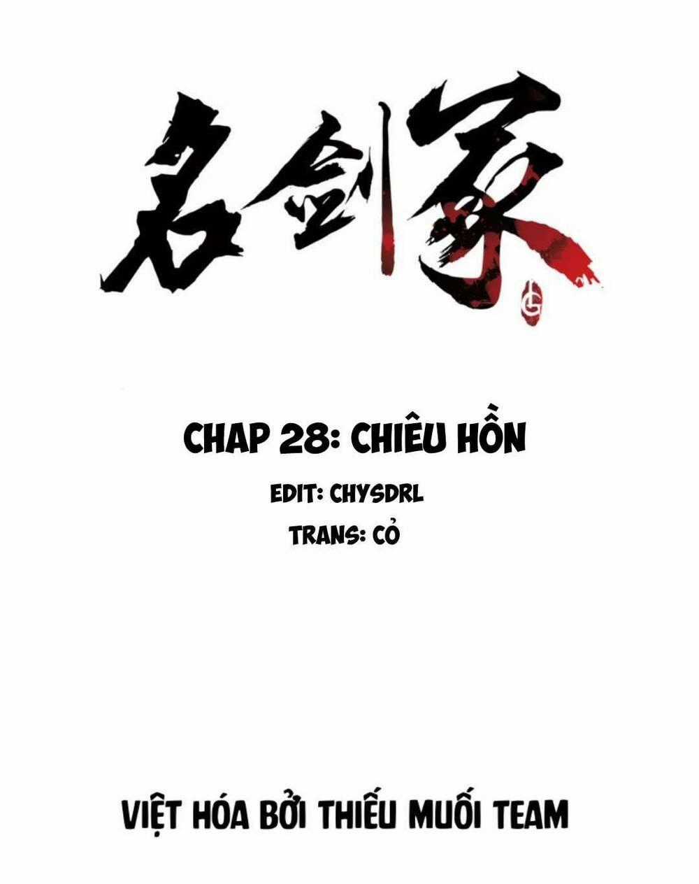 Danh Kiếm Chủng Chapter 28 trang 1