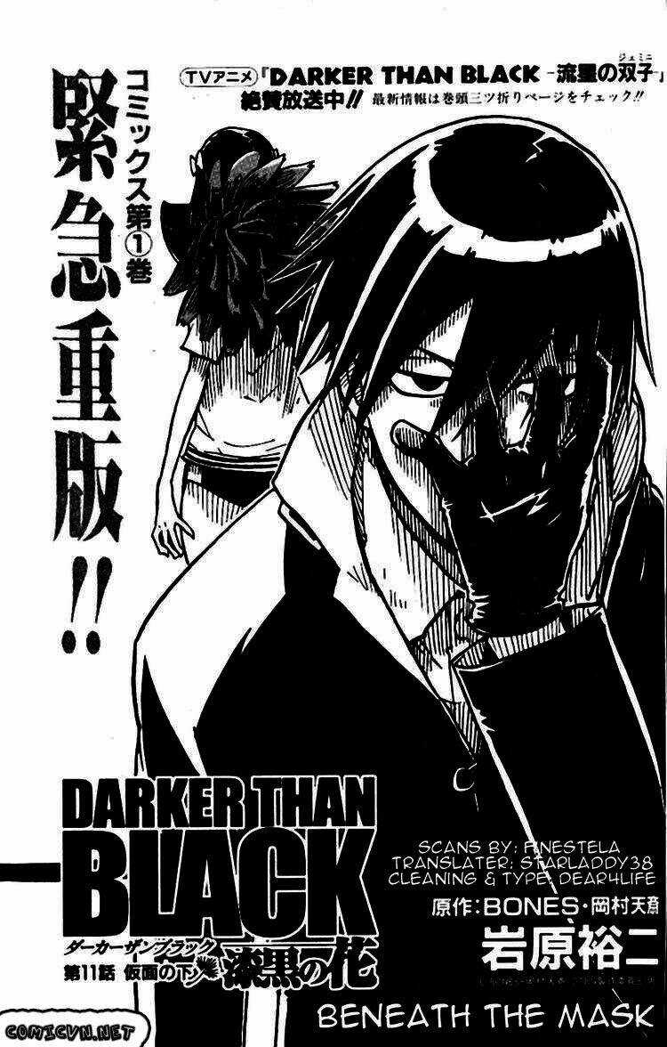 Darker Than Black: Shikkoku No Hana Chapter 11 trang 1