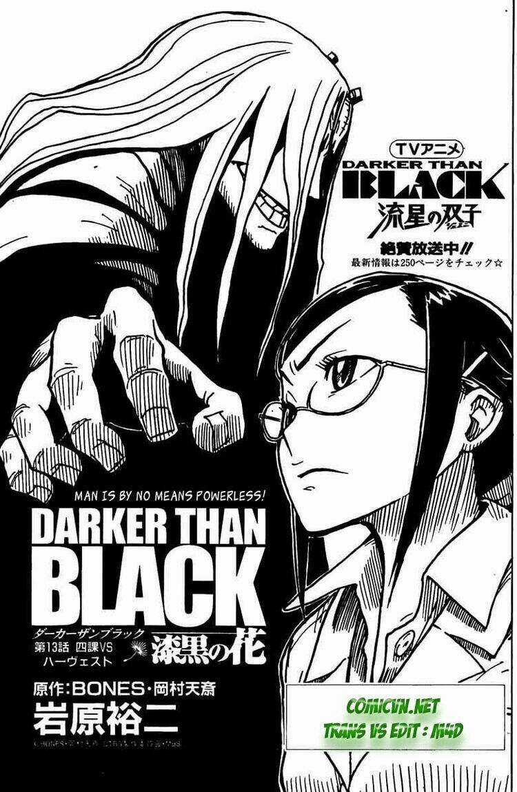 Darker Than Black: Shikkoku No Hana Chapter 13 trang 1