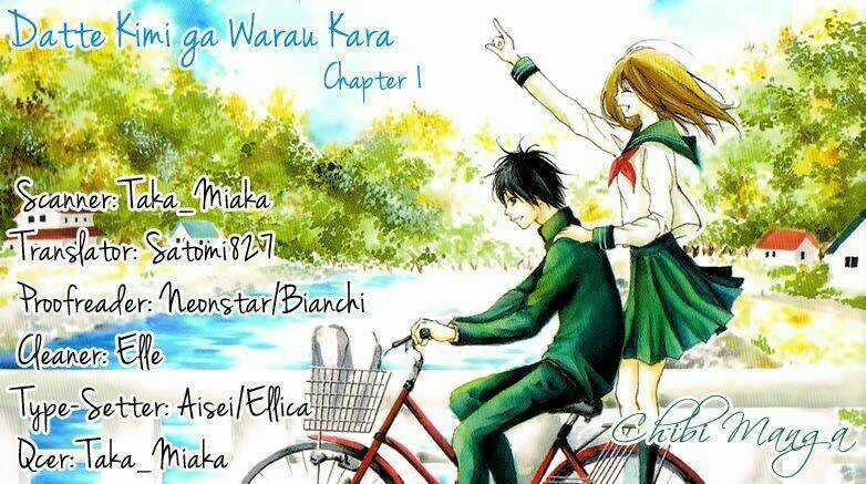 Datte, Kimi Ga Warau Kara Chapter 1 trang 0