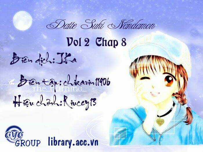 Datte Suki Nandamon Chapter 8 trang 1