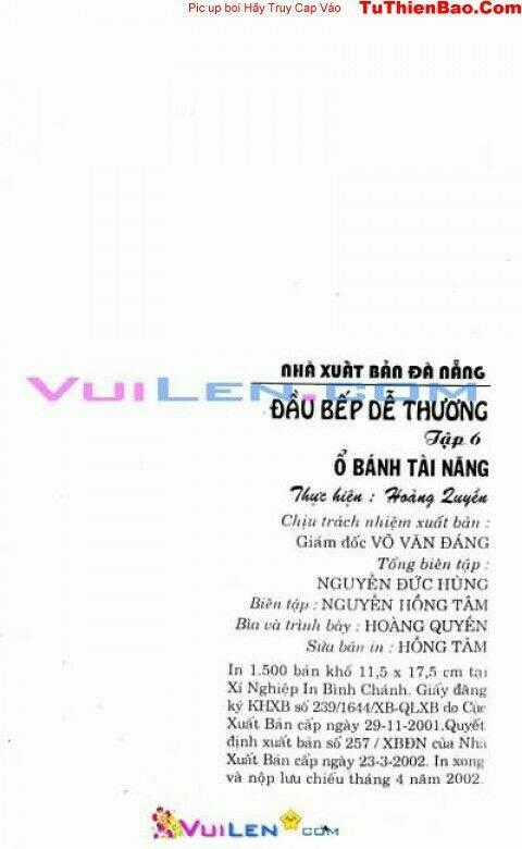 Đầu bếp dễ thương Chapter 6 trang 1