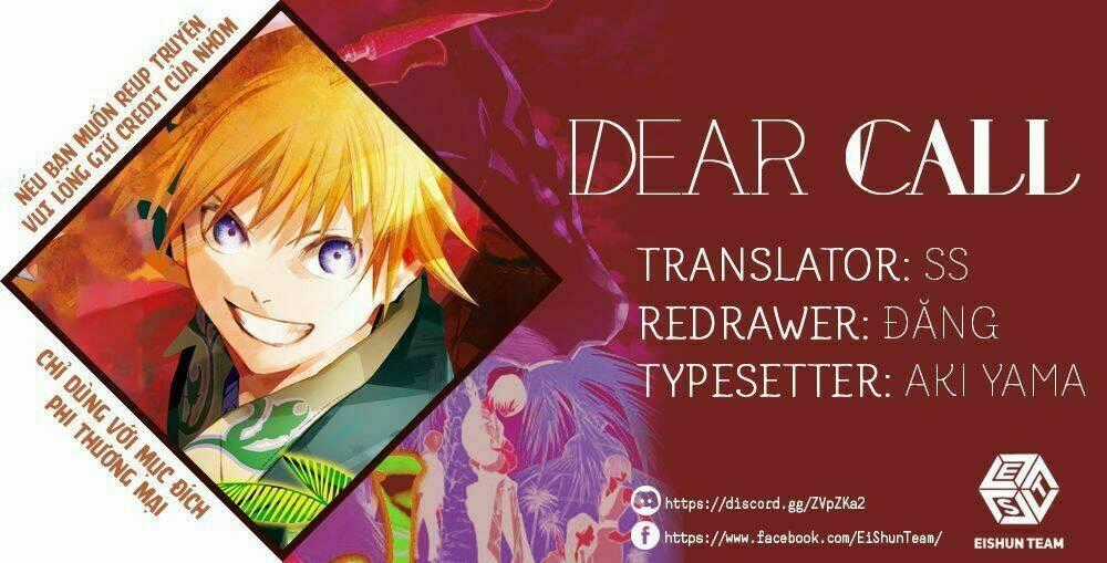 Dear Call Chapter 1 trang 1