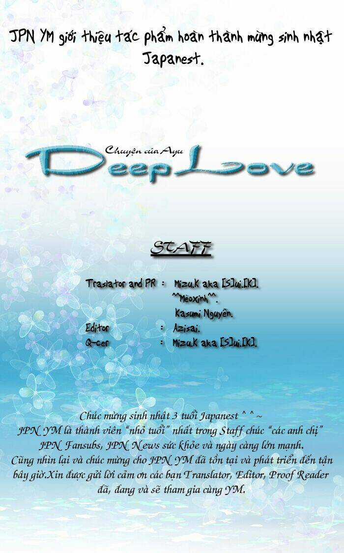 Deep Love - Ayu No Monogatari Chapter 6 trang 1