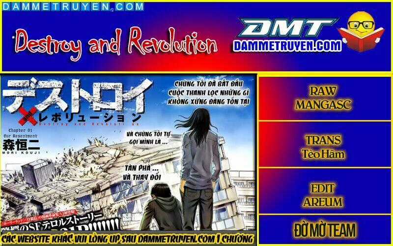 DESTROY AND REVOLUTION Chapter 3 trang 0