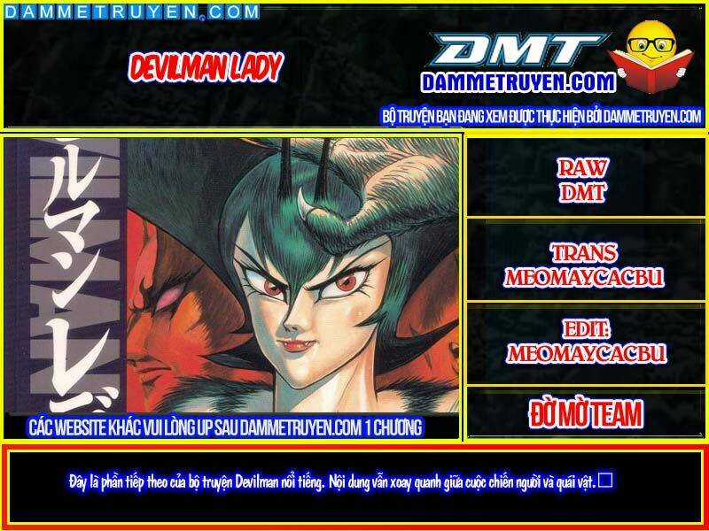 Devilman Lady Chapter 1.1 trang 0