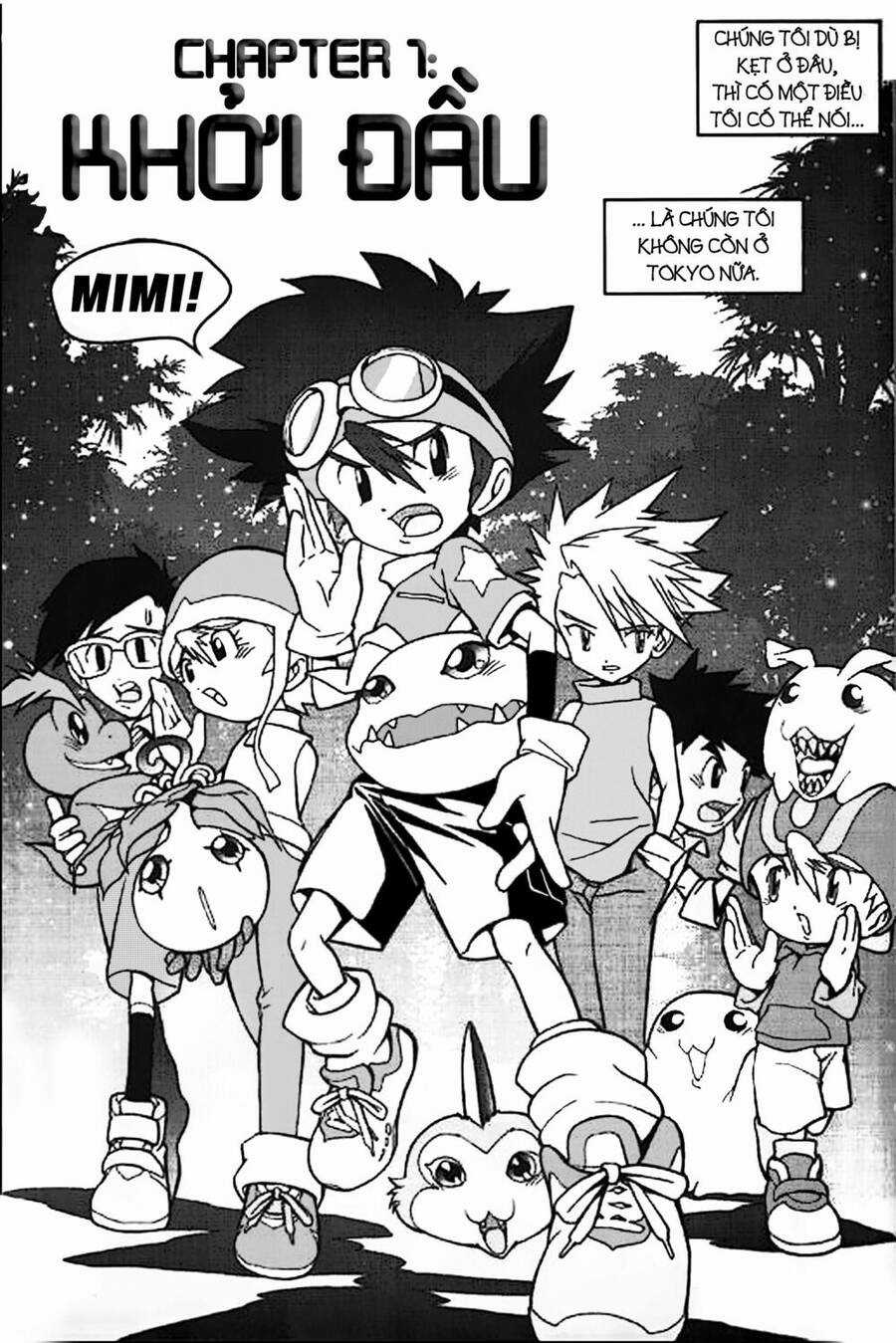 Digimon Adventure Chapter 1 trang 1