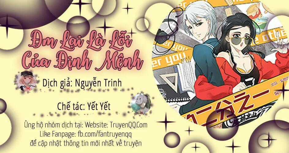 Đm Lại Là Lỗi Của Định Mệnh Chapter 17 trang 0