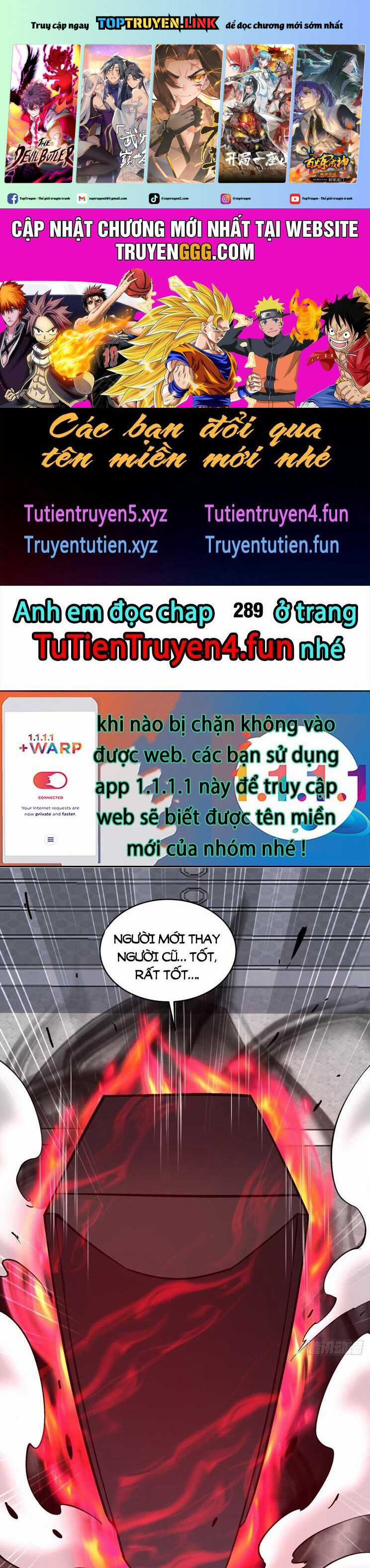 Đồ Đệ Của Ta Đều Là Đại Phản Phái Chapter 288 trang 1