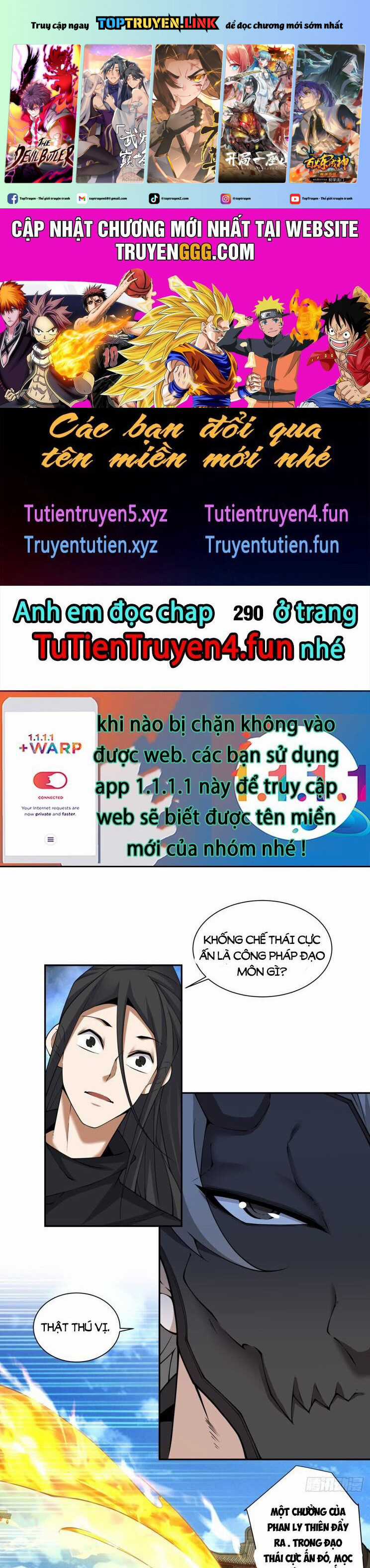 Đồ Đệ Của Ta Đều Là Đại Phản Phái Chapter 289 trang 1