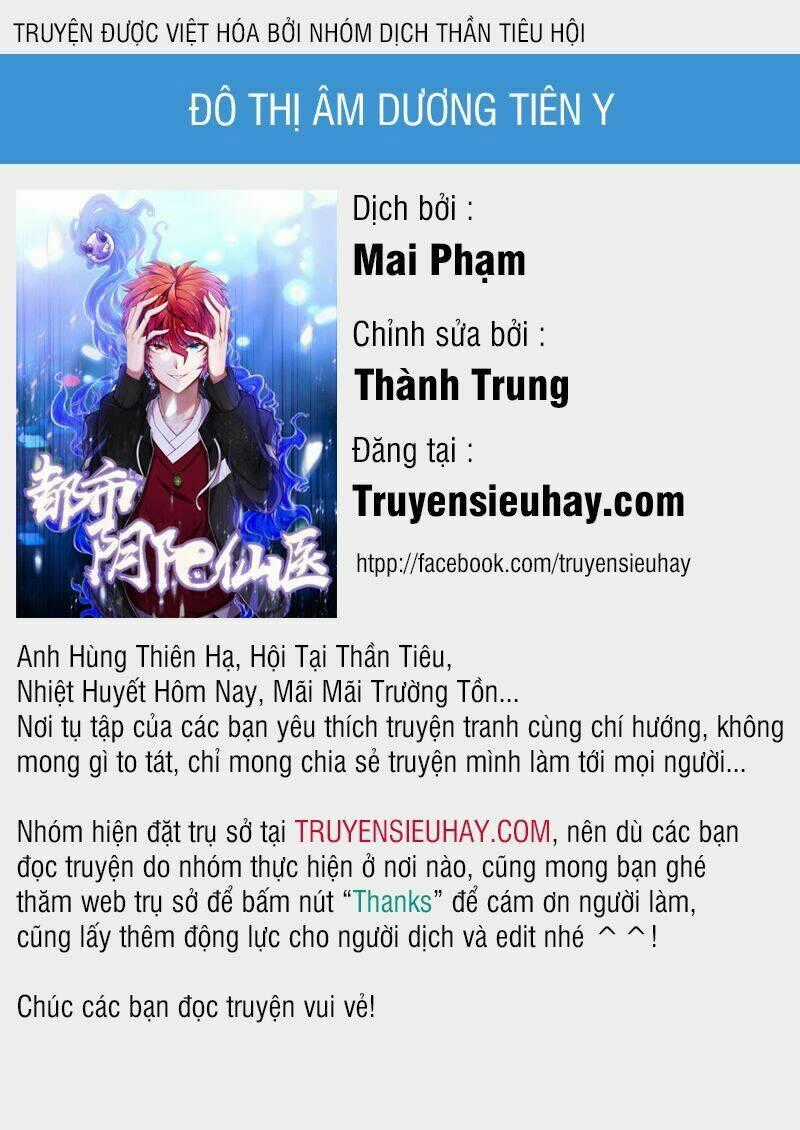 Đô Thị Âm Dương Tiên Y Chapter 1 trang 0