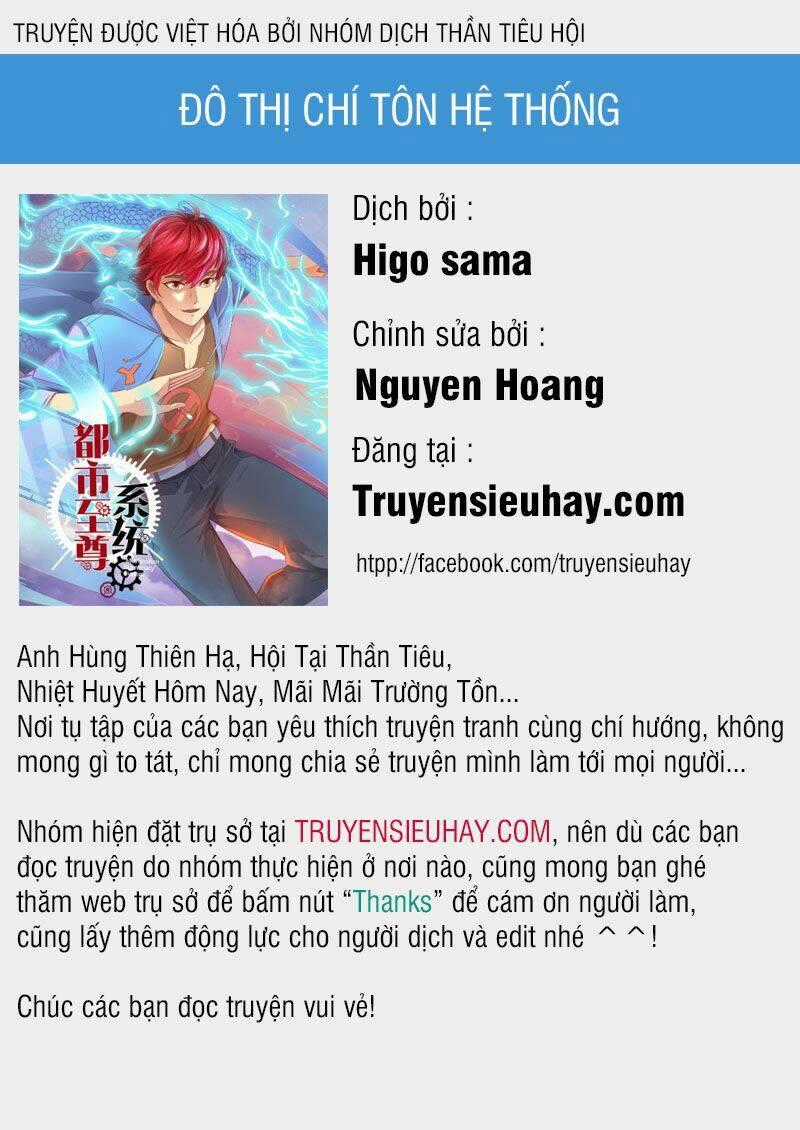 Đô Thị Chí Tôn Hệ Thống Chapter 1 trang 0