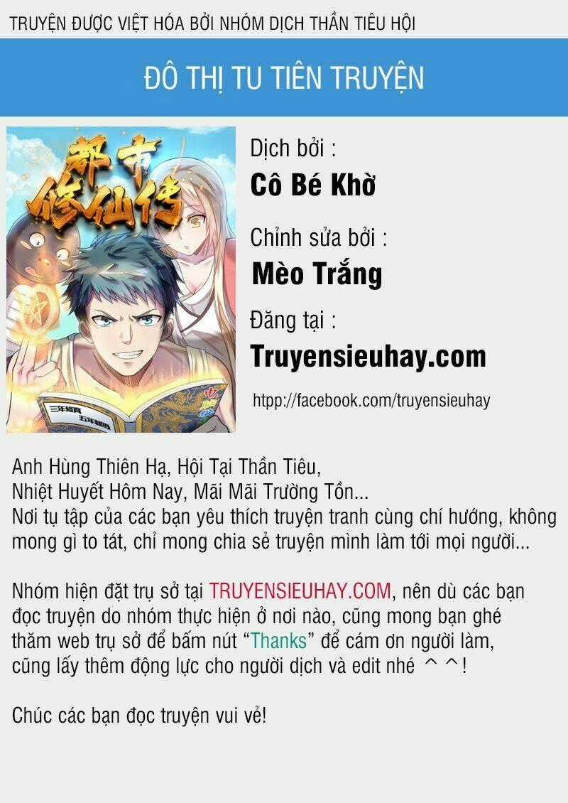 Đô Thị Tu Tiên Truyện Chapter 1 trang 0