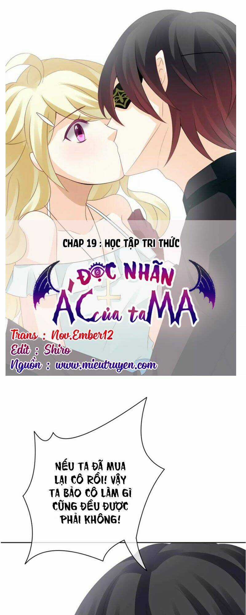 Độc Nhãn Ác Ma Của Ta Chapter 19 trang 0